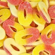 anneaux pêche sucré trolli ( 100 gr )