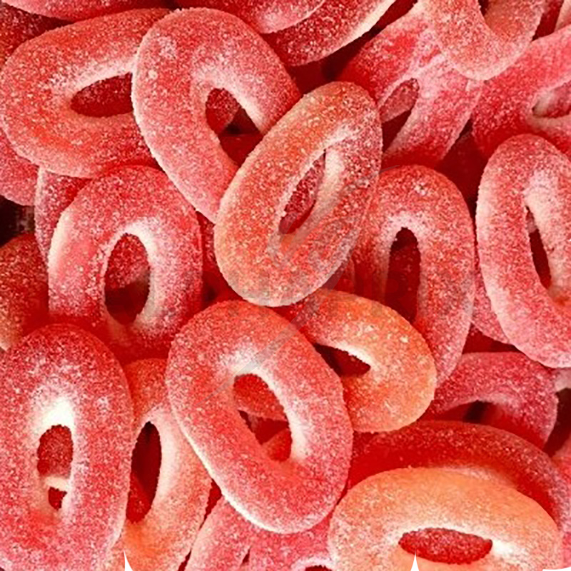 Sour Strawberry Rings