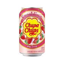 Boisson gazeuse Chupa chups fraise et lait 345 ml ( à l'unité )