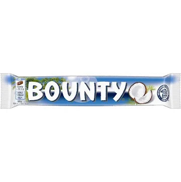 Barre chocolatée bounty ( à l'unité )